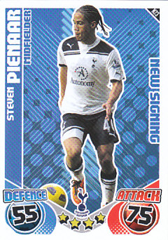 Steven Pienaar Tottenham Hotspur 2010/11 Topps Match Attax New Signing #N23